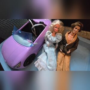 Barbie Purple Convertible with Doll